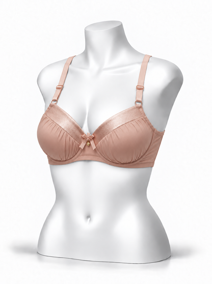 Premium Satin Push-Up Bra